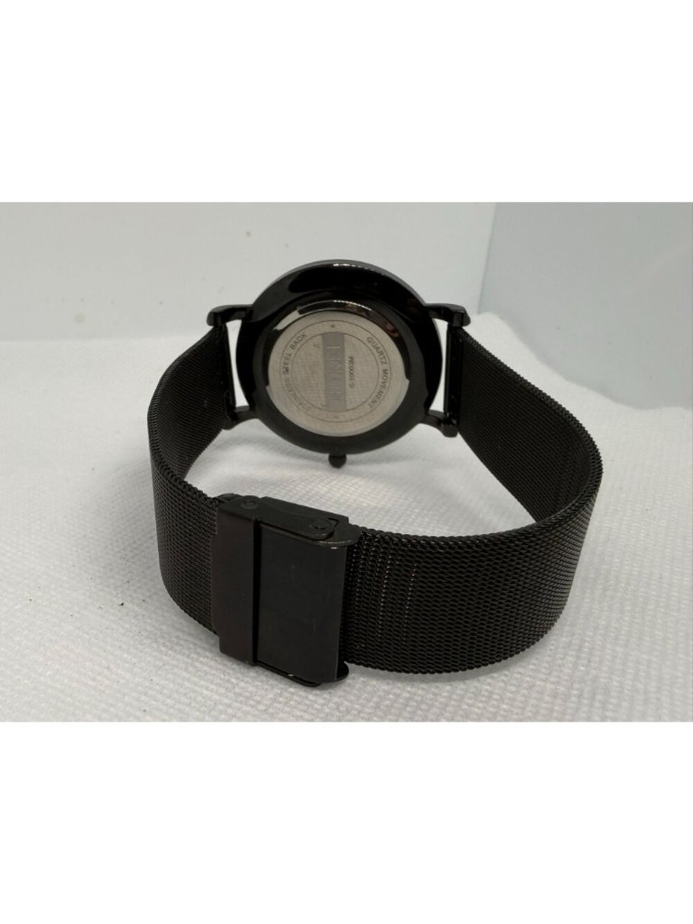 BUREI Men’s Minimalist Black Watch Gray Dial Stainless Steel Mesh Band Quartz - Picture 9 of 10